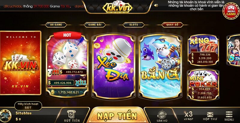 Game Quay số uy tín với nhiều đầu game cuốn hút